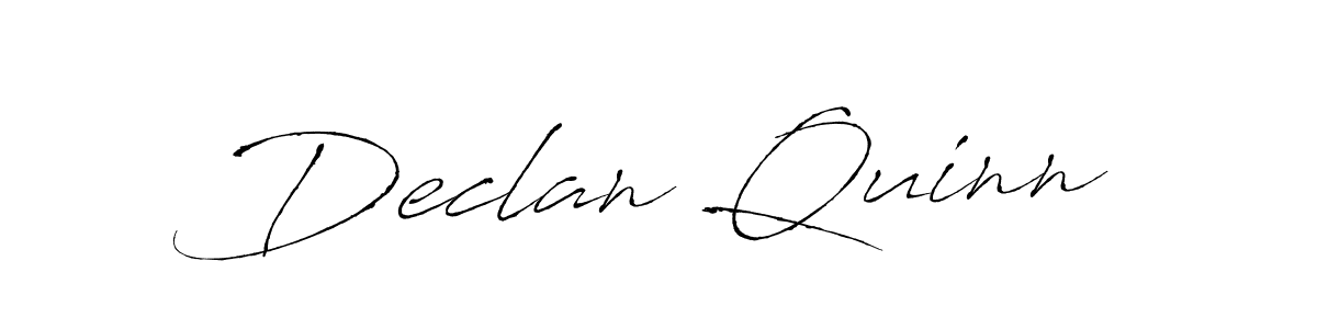 Use a signature maker to create a handwritten signature online. With this signature software, you can design (Antro_Vectra) your own signature for name Declan Quinn. Declan Quinn signature style 6 images and pictures png