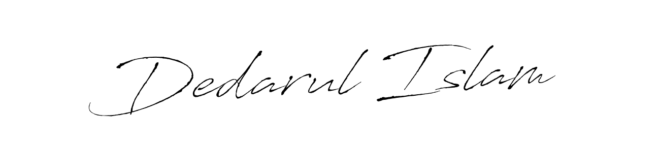 How to make Dedarul Islam signature? Antro_Vectra is a professional autograph style. Create handwritten signature for Dedarul Islam name. Dedarul Islam signature style 6 images and pictures png