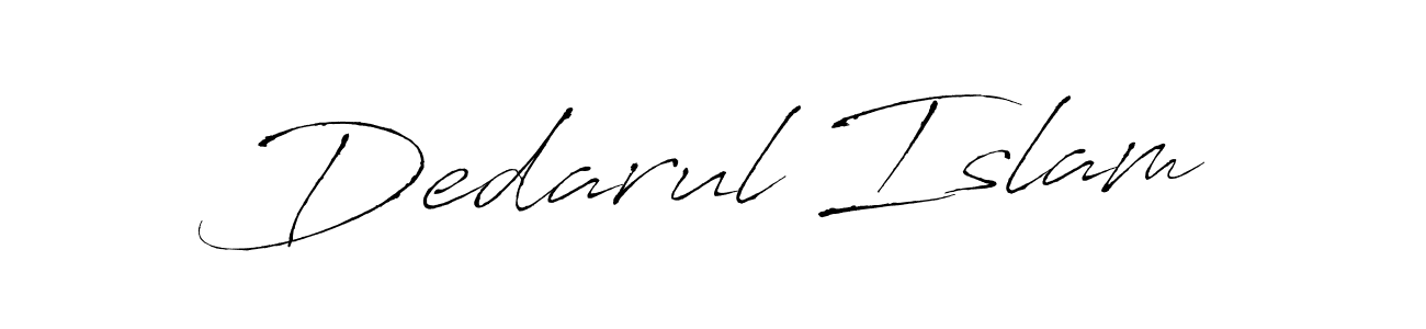 Also we have Dedarul Islam name is the best signature style. Create professional handwritten signature collection using Antro_Vectra autograph style. Dedarul Islam signature style 6 images and pictures png