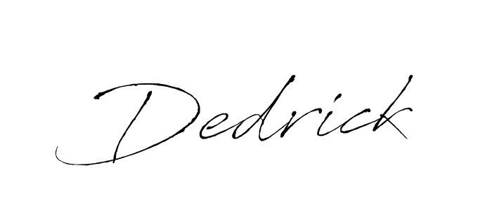 Also we have Dedrick name is the best signature style. Create professional handwritten signature collection using Antro_Vectra autograph style. Dedrick signature style 6 images and pictures png