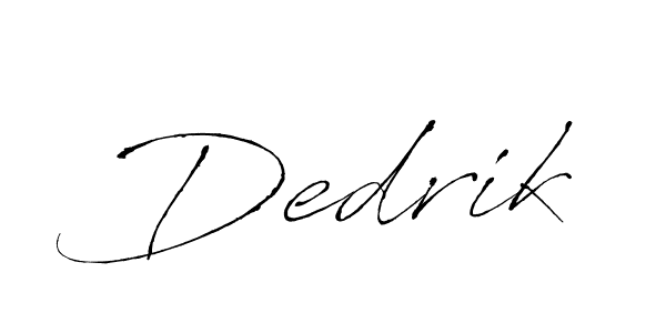 How to make Dedrik name signature. Use Antro_Vectra style for creating short signs online. This is the latest handwritten sign. Dedrik signature style 6 images and pictures png