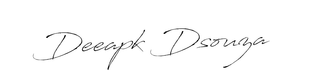 You should practise on your own different ways (Antro_Vectra) to write your name (Deeapk Dsouza) in signature. don't let someone else do it for you. Deeapk Dsouza signature style 6 images and pictures png