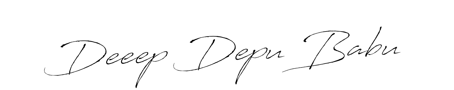 How to make Deeep Depu Babu signature? Antro_Vectra is a professional autograph style. Create handwritten signature for Deeep Depu Babu name. Deeep Depu Babu signature style 6 images and pictures png