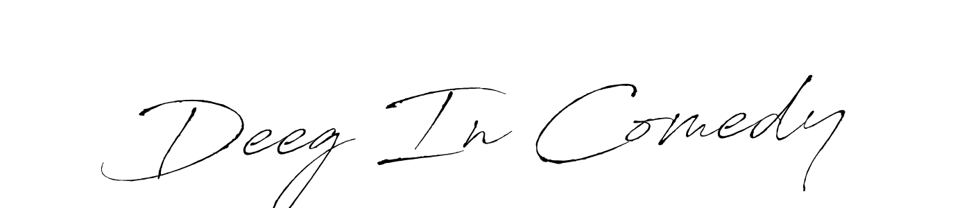 How to make Deeg In Comedy signature? Antro_Vectra is a professional autograph style. Create handwritten signature for Deeg In Comedy name. Deeg In Comedy signature style 6 images and pictures png