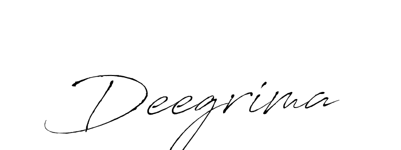 Deegrima stylish signature style. Best Handwritten Sign (Antro_Vectra) for my name. Handwritten Signature Collection Ideas for my name Deegrima. Deegrima signature style 6 images and pictures png