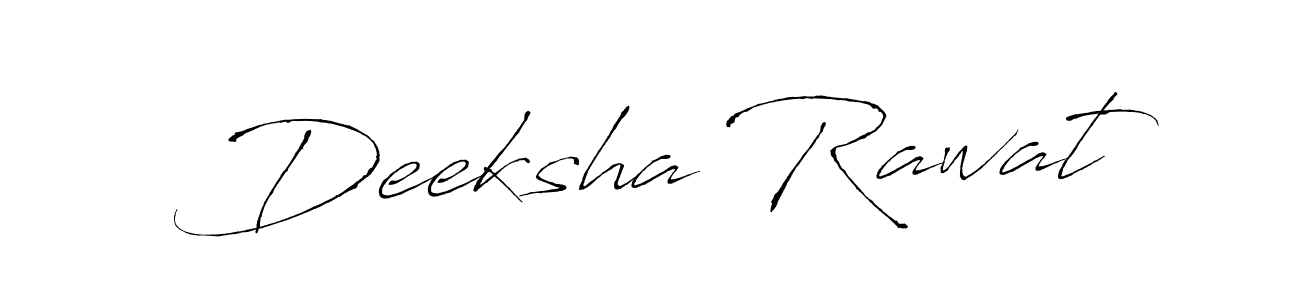 Antro_Vectra is a professional signature style that is perfect for those who want to add a touch of class to their signature. It is also a great choice for those who want to make their signature more unique. Get Deeksha Rawat name to fancy signature for free. Deeksha Rawat signature style 6 images and pictures png