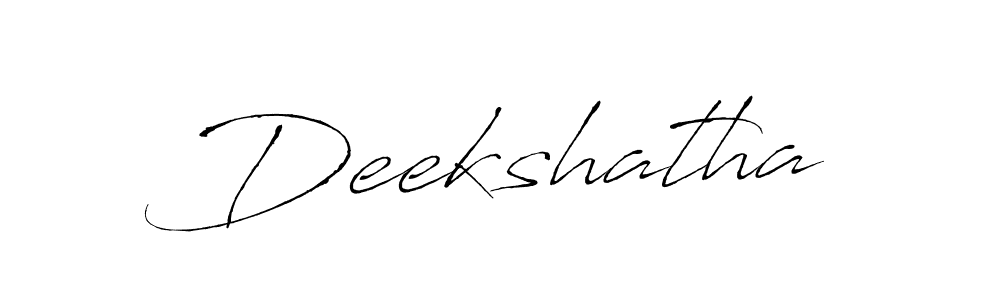 Make a beautiful signature design for name Deekshatha. With this signature (Antro_Vectra) style, you can create a handwritten signature for free. Deekshatha signature style 6 images and pictures png