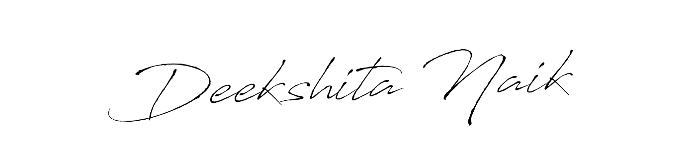 Also we have Deekshita Naik name is the best signature style. Create professional handwritten signature collection using Antro_Vectra autograph style. Deekshita Naik signature style 6 images and pictures png