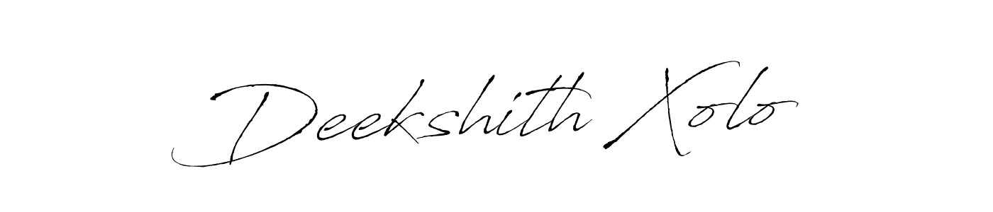 You should practise on your own different ways (Antro_Vectra) to write your name (Deekshith Xolo) in signature. don't let someone else do it for you. Deekshith Xolo signature style 6 images and pictures png