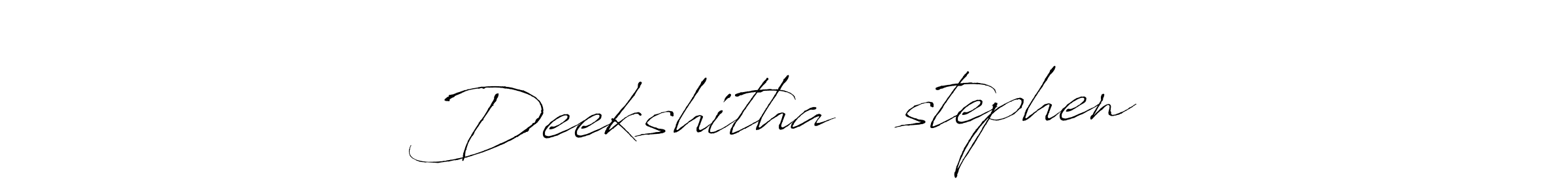 Similarly Antro_Vectra is the best handwritten signature design. Signature creator online .You can use it as an online autograph creator for name Deekshitha ❣️stephen. Deekshitha ❣️stephen signature style 6 images and pictures png
