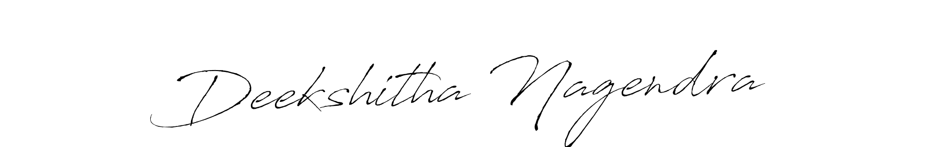 It looks lik you need a new signature style for name Deekshitha Nagendra. Design unique handwritten (Antro_Vectra) signature with our free signature maker in just a few clicks. Deekshitha Nagendra signature style 6 images and pictures png