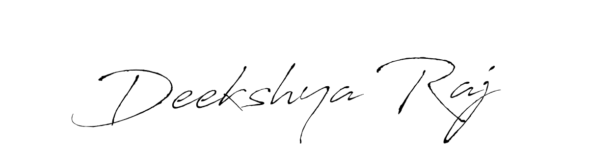 Antro_Vectra is a professional signature style that is perfect for those who want to add a touch of class to their signature. It is also a great choice for those who want to make their signature more unique. Get Deekshya Raj name to fancy signature for free. Deekshya Raj signature style 6 images and pictures png