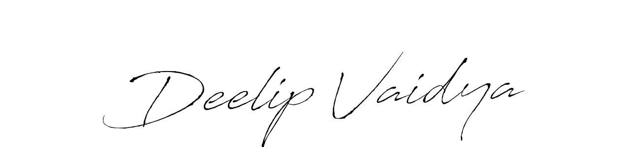 It looks lik you need a new signature style for name Deelip Vaidya. Design unique handwritten (Antro_Vectra) signature with our free signature maker in just a few clicks. Deelip Vaidya signature style 6 images and pictures png