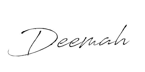 if you are searching for the best signature style for your name Deemah. so please give up your signature search. here we have designed multiple signature styles  using Antro_Vectra. Deemah signature style 6 images and pictures png