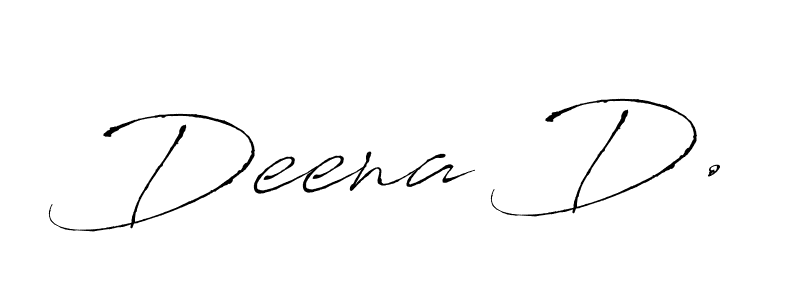 This is the best signature style for the Deena D. name. Also you like these signature font (Antro_Vectra). Mix name signature. Deena D. signature style 6 images and pictures png