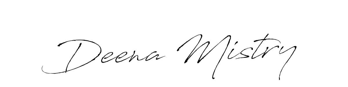 How to make Deena Mistry name signature. Use Antro_Vectra style for creating short signs online. This is the latest handwritten sign. Deena Mistry signature style 6 images and pictures png