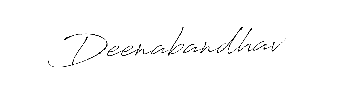 Create a beautiful signature design for name Deenabandhav. With this signature (Antro_Vectra) fonts, you can make a handwritten signature for free. Deenabandhav signature style 6 images and pictures png