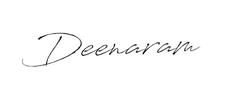 Make a beautiful signature design for name Deenaram. With this signature (Antro_Vectra) style, you can create a handwritten signature for free. Deenaram signature style 6 images and pictures png