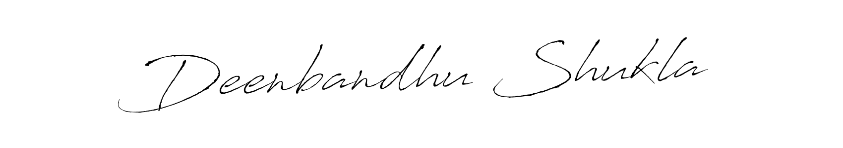 Deenbandhu Shukla stylish signature style. Best Handwritten Sign (Antro_Vectra) for my name. Handwritten Signature Collection Ideas for my name Deenbandhu Shukla. Deenbandhu Shukla signature style 6 images and pictures png