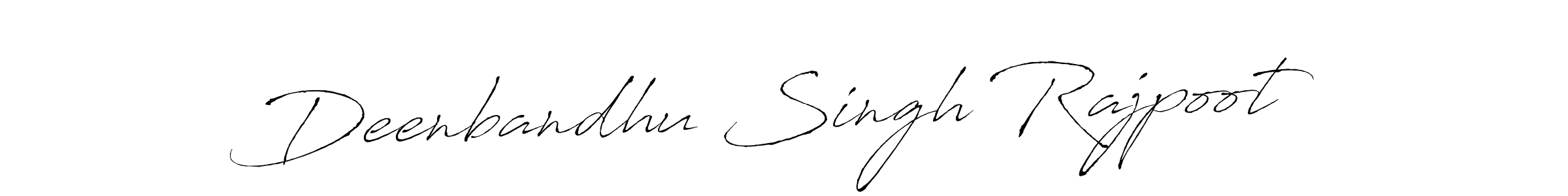 Deenbandhu Singh Rajpoot stylish signature style. Best Handwritten Sign (Antro_Vectra) for my name. Handwritten Signature Collection Ideas for my name Deenbandhu Singh Rajpoot. Deenbandhu Singh Rajpoot signature style 6 images and pictures png