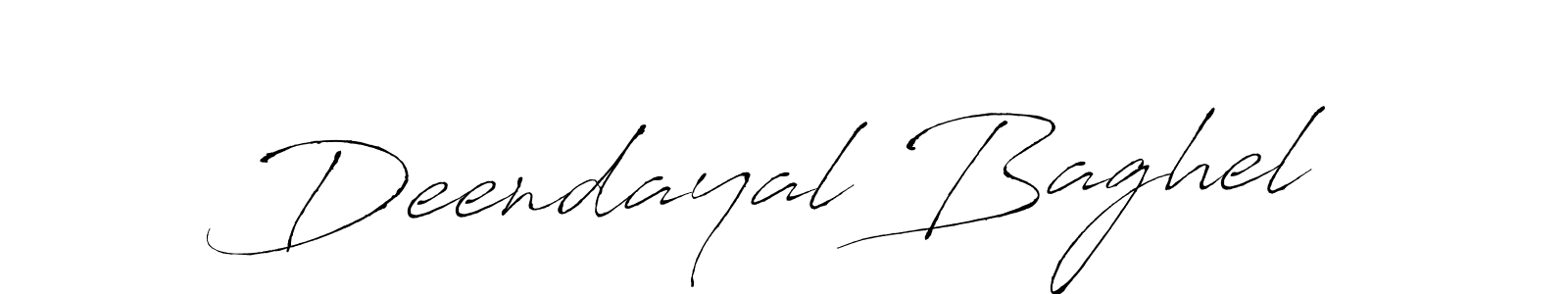 Create a beautiful signature design for name Deendayal Baghel. With this signature (Antro_Vectra) fonts, you can make a handwritten signature for free. Deendayal Baghel signature style 6 images and pictures png