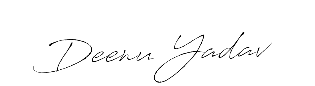 Deenu Yadav stylish signature style. Best Handwritten Sign (Antro_Vectra) for my name. Handwritten Signature Collection Ideas for my name Deenu Yadav. Deenu Yadav signature style 6 images and pictures png