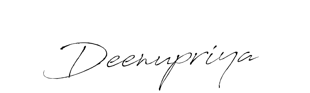 You should practise on your own different ways (Antro_Vectra) to write your name (Deenupriya) in signature. don't let someone else do it for you. Deenupriya signature style 6 images and pictures png