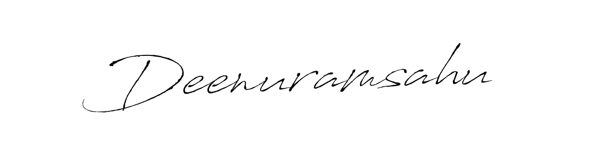 You should practise on your own different ways (Antro_Vectra) to write your name (Deenuramsahu) in signature. don't let someone else do it for you. Deenuramsahu signature style 6 images and pictures png