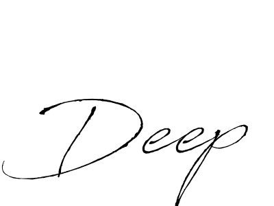 How to make Deep signature? Antro_Vectra is a professional autograph style. Create handwritten signature for Deep name. Deep signature style 6 images and pictures png
