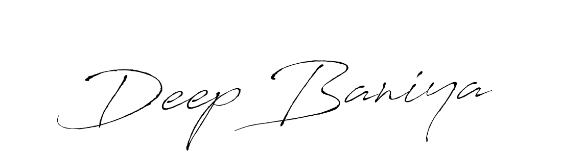 Antro_Vectra is a professional signature style that is perfect for those who want to add a touch of class to their signature. It is also a great choice for those who want to make their signature more unique. Get Deep Baniya name to fancy signature for free. Deep Baniya signature style 6 images and pictures png