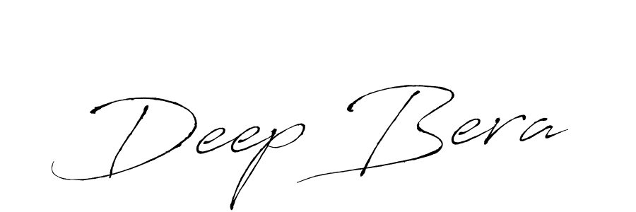 Deep Bera stylish signature style. Best Handwritten Sign (Antro_Vectra) for my name. Handwritten Signature Collection Ideas for my name Deep Bera. Deep Bera signature style 6 images and pictures png
