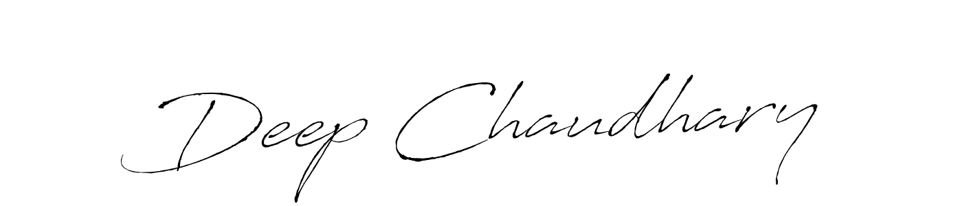 Also we have Deep Chaudhary name is the best signature style. Create professional handwritten signature collection using Antro_Vectra autograph style. Deep Chaudhary signature style 6 images and pictures png