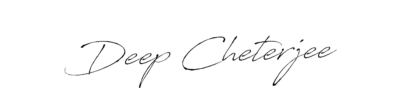 Use a signature maker to create a handwritten signature online. With this signature software, you can design (Antro_Vectra) your own signature for name Deep Cheterjee. Deep Cheterjee signature style 6 images and pictures png