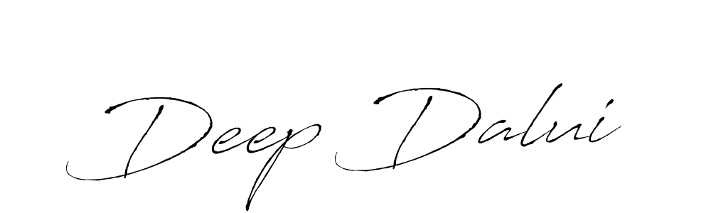 Use a signature maker to create a handwritten signature online. With this signature software, you can design (Antro_Vectra) your own signature for name Deep Dalui. Deep Dalui signature style 6 images and pictures png