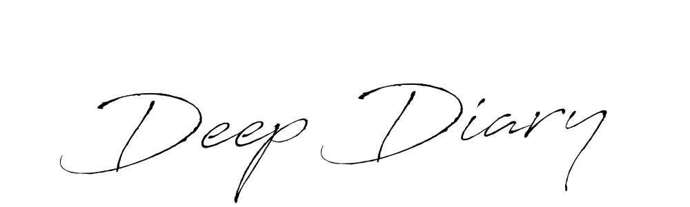 Best and Professional Signature Style for Deep Diary. Antro_Vectra Best Signature Style Collection. Deep Diary signature style 6 images and pictures png