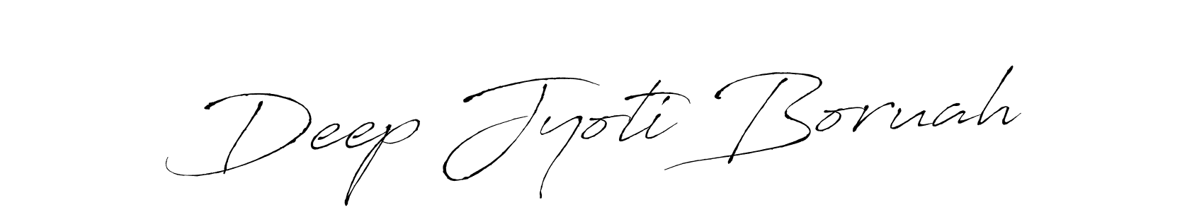 Create a beautiful signature design for name Deep Jyoti Boruah. With this signature (Antro_Vectra) fonts, you can make a handwritten signature for free. Deep Jyoti Boruah signature style 6 images and pictures png