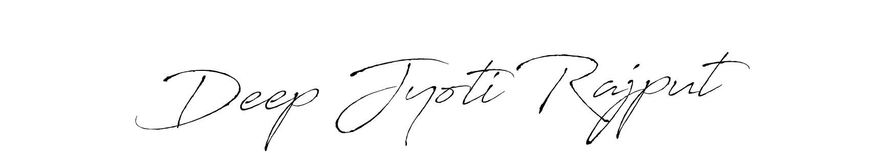 Design your own signature with our free online signature maker. With this signature software, you can create a handwritten (Antro_Vectra) signature for name Deep Jyoti Rajput. Deep Jyoti Rajput signature style 6 images and pictures png