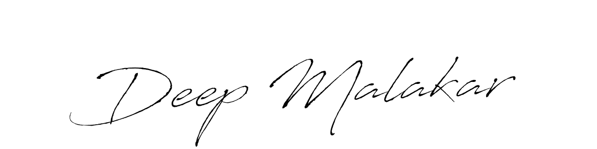 Deep Malakar stylish signature style. Best Handwritten Sign (Antro_Vectra) for my name. Handwritten Signature Collection Ideas for my name Deep Malakar. Deep Malakar signature style 6 images and pictures png