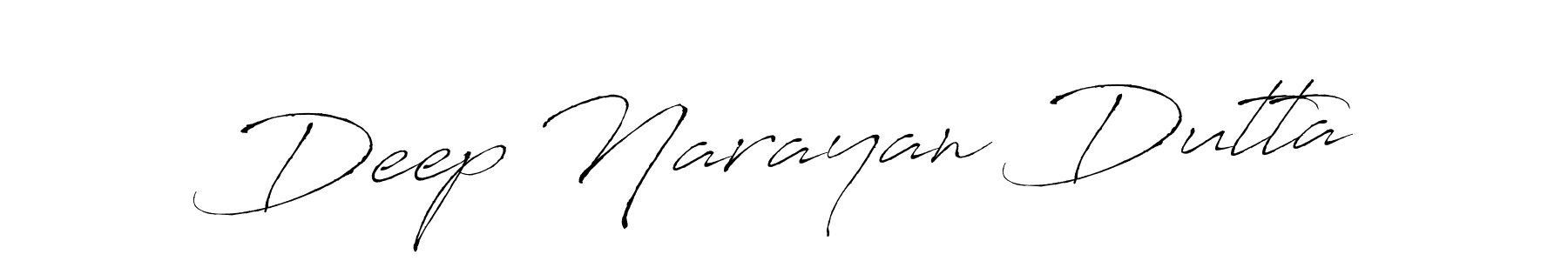 Design your own signature with our free online signature maker. With this signature software, you can create a handwritten (Antro_Vectra) signature for name Deep Narayan Dutta. Deep Narayan Dutta signature style 6 images and pictures png