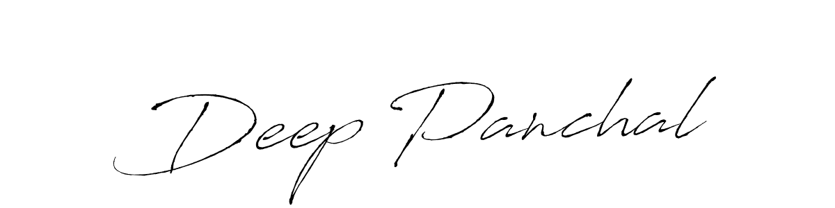Create a beautiful signature design for name Deep Panchal. With this signature (Antro_Vectra) fonts, you can make a handwritten signature for free. Deep Panchal signature style 6 images and pictures png