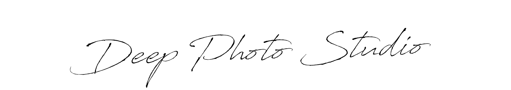 How to make Deep Photo Studio name signature. Use Antro_Vectra style for creating short signs online. This is the latest handwritten sign. Deep Photo Studio signature style 6 images and pictures png