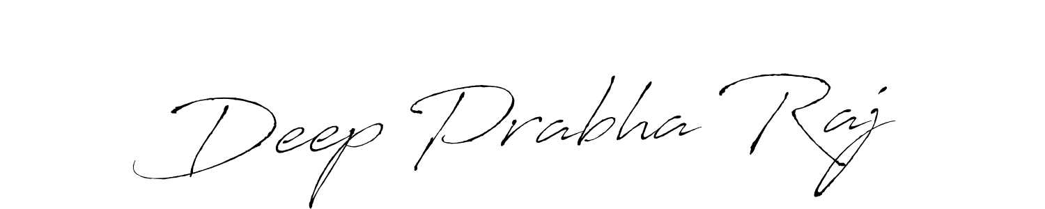 Deep Prabha Raj stylish signature style. Best Handwritten Sign (Antro_Vectra) for my name. Handwritten Signature Collection Ideas for my name Deep Prabha Raj. Deep Prabha Raj signature style 6 images and pictures png