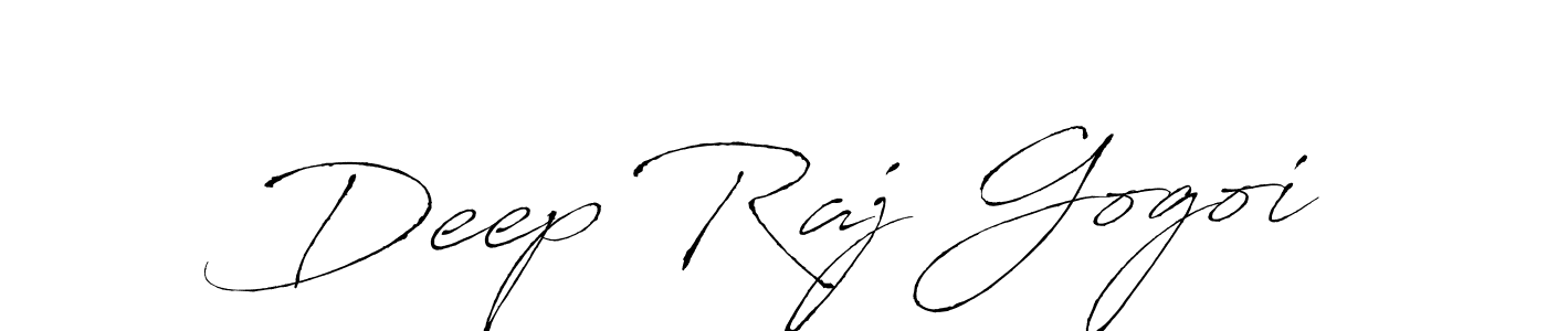 How to make Deep Raj Gogoi signature? Antro_Vectra is a professional autograph style. Create handwritten signature for Deep Raj Gogoi name. Deep Raj Gogoi signature style 6 images and pictures png