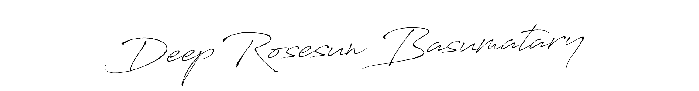 Design your own signature with our free online signature maker. With this signature software, you can create a handwritten (Antro_Vectra) signature for name Deep Rosesun Basumatary. Deep Rosesun Basumatary signature style 6 images and pictures png