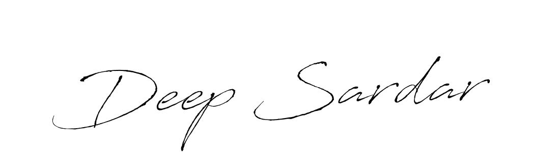 How to make Deep Sardar name signature. Use Antro_Vectra style for creating short signs online. This is the latest handwritten sign. Deep Sardar signature style 6 images and pictures png