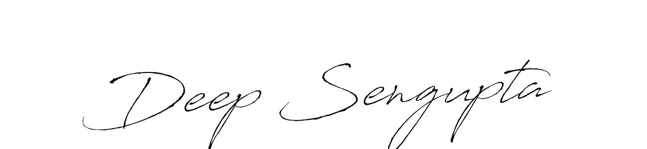 How to make Deep Sengupta signature? Antro_Vectra is a professional autograph style. Create handwritten signature for Deep Sengupta name. Deep Sengupta signature style 6 images and pictures png