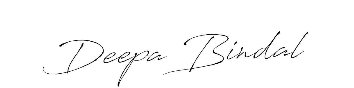Create a beautiful signature design for name Deepa Bindal. With this signature (Antro_Vectra) fonts, you can make a handwritten signature for free. Deepa Bindal signature style 6 images and pictures png