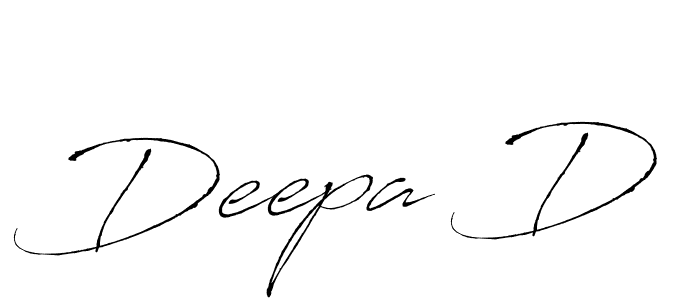It looks lik you need a new signature style for name Deepa D. Design unique handwritten (Antro_Vectra) signature with our free signature maker in just a few clicks. Deepa D signature style 6 images and pictures png