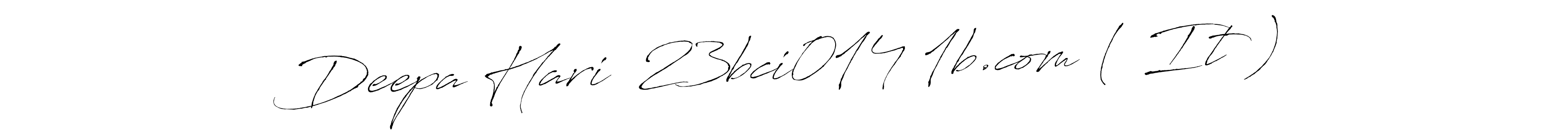 Make a beautiful signature design for name Deepa Hari  23bci014 1b.com ( It ). Use this online signature maker to create a handwritten signature for free. Deepa Hari  23bci014 1b.com ( It ) signature style 6 images and pictures png