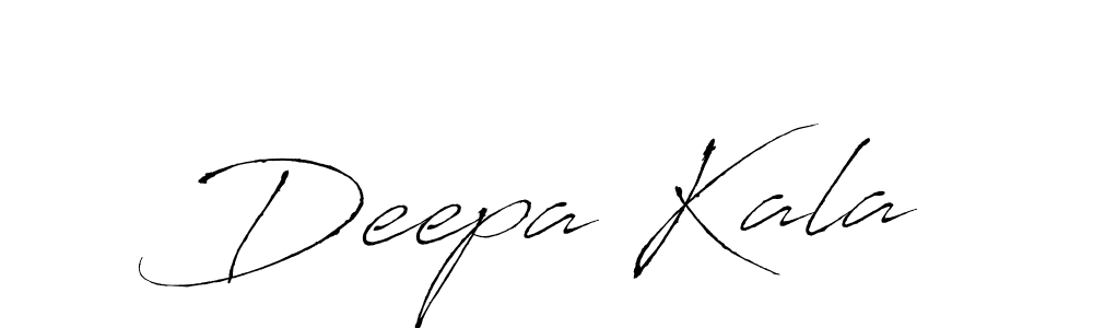 You should practise on your own different ways (Antro_Vectra) to write your name (Deepa Kala) in signature. don't let someone else do it for you. Deepa Kala signature style 6 images and pictures png